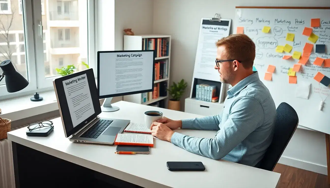 Copywriting blog topic ideas banner