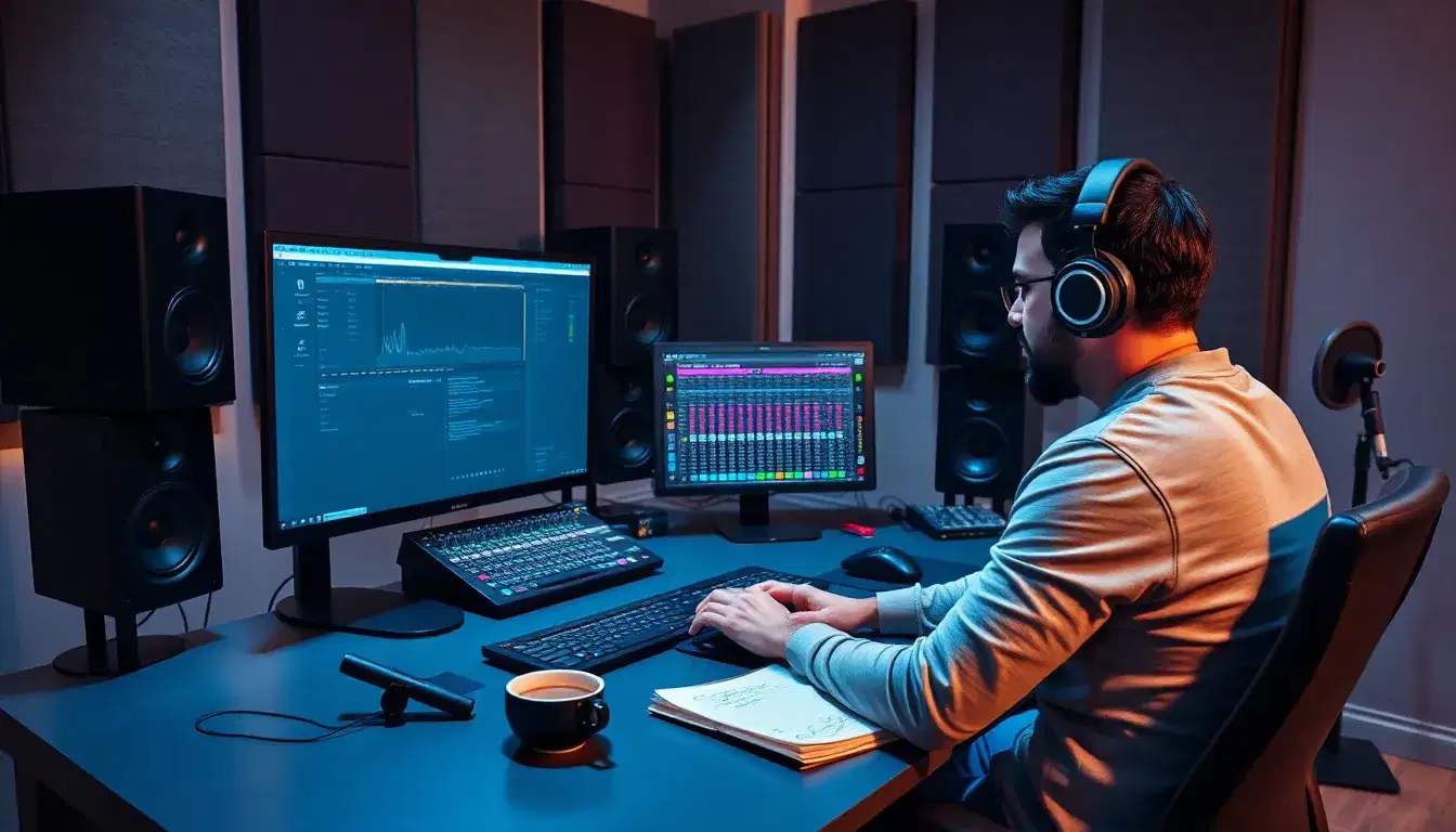 Music Production Business blog topic ideas banner