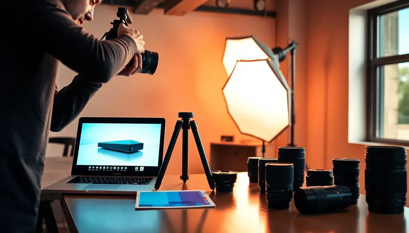 Product Photography blog topic ideas banner