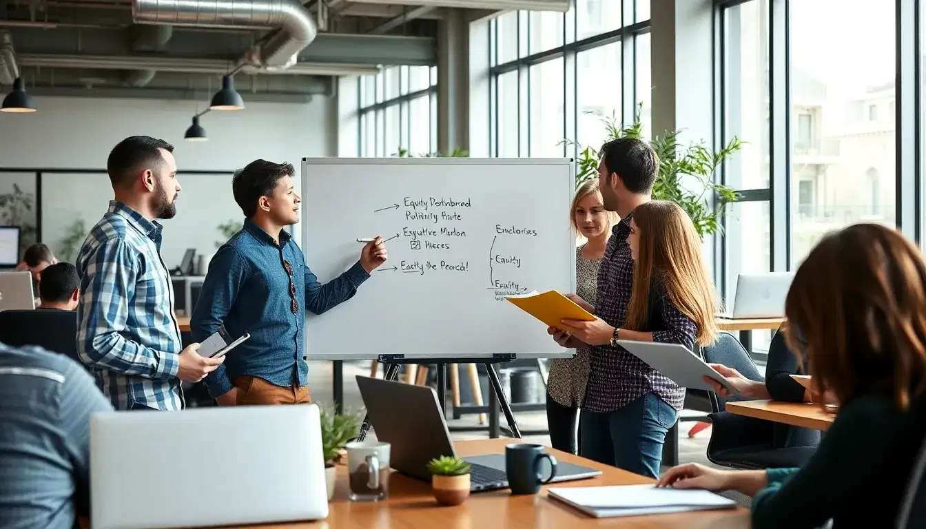Startup Equity blog topic ideas banner