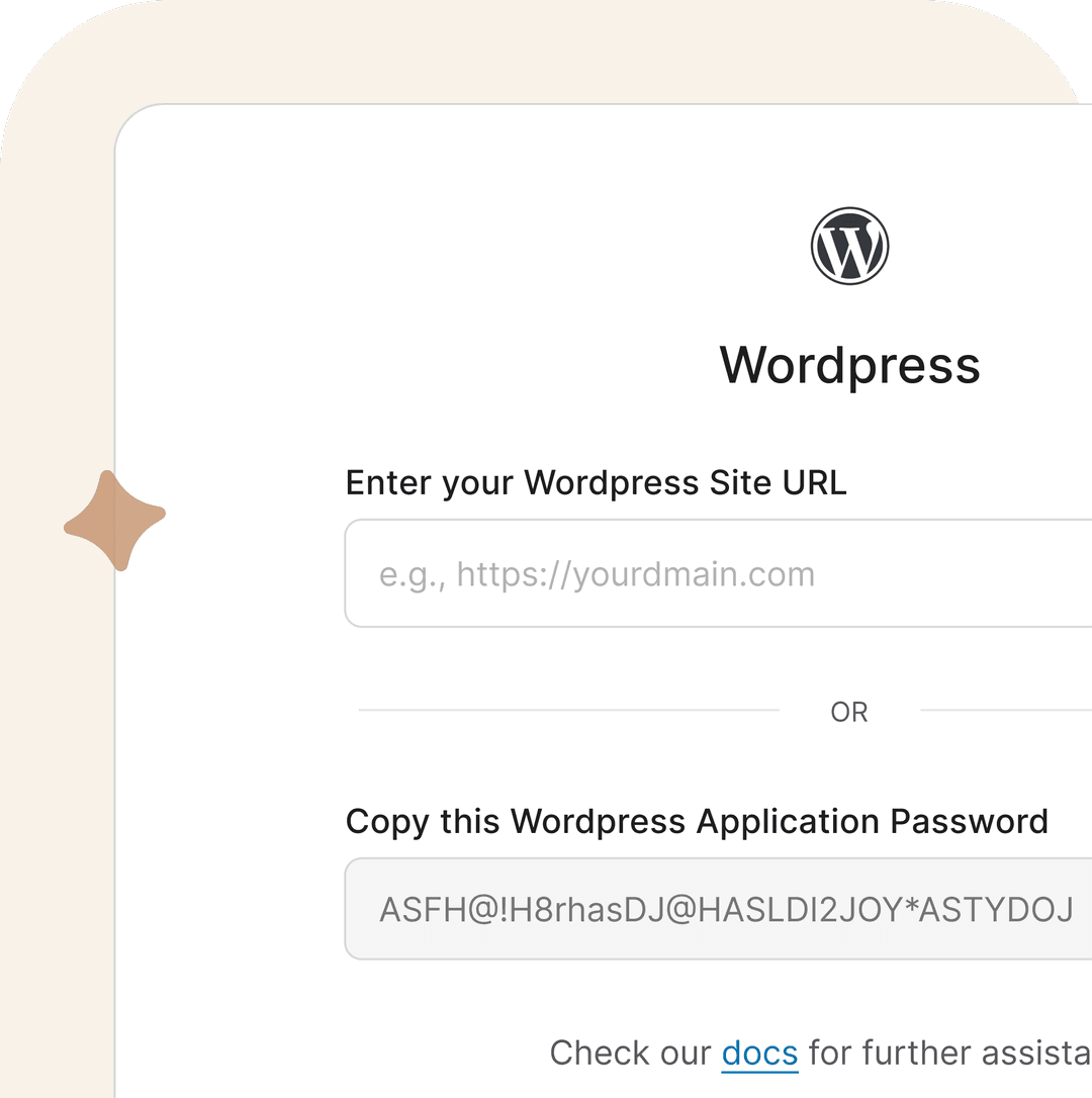 Connect WordPress Now