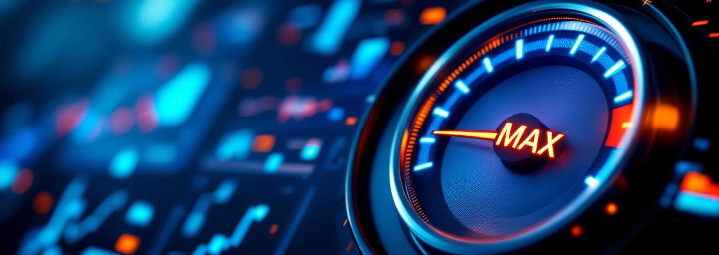 Speedometer symbolizing fast Google Ads results