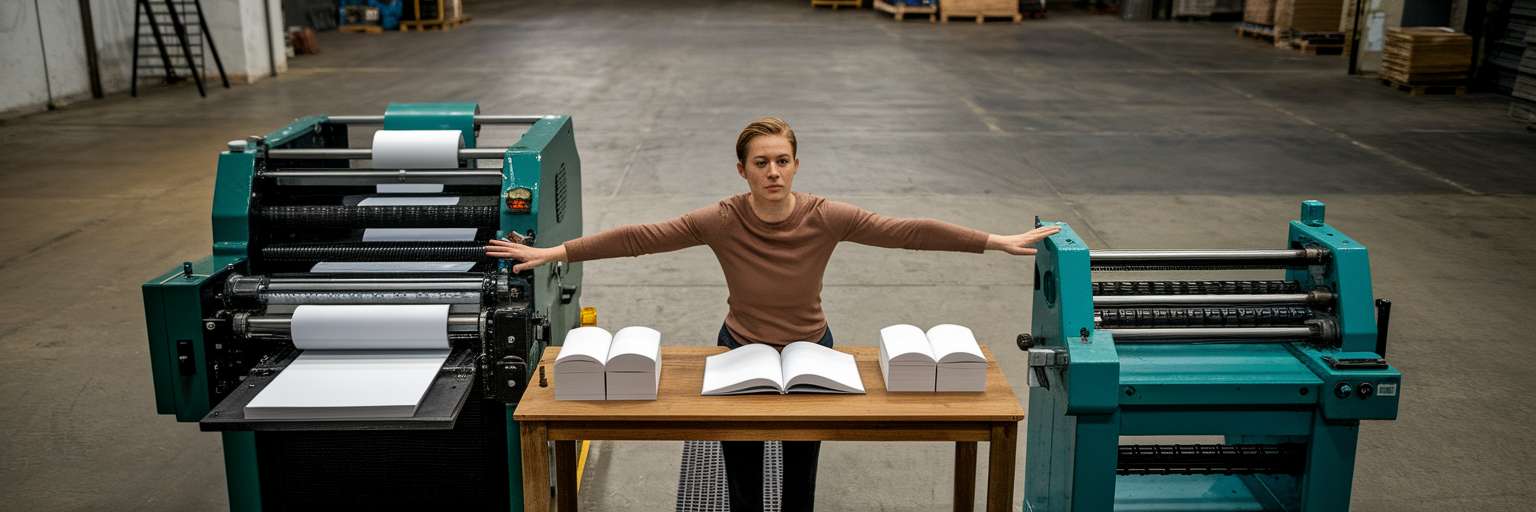 Author managing entire publishing process alone.