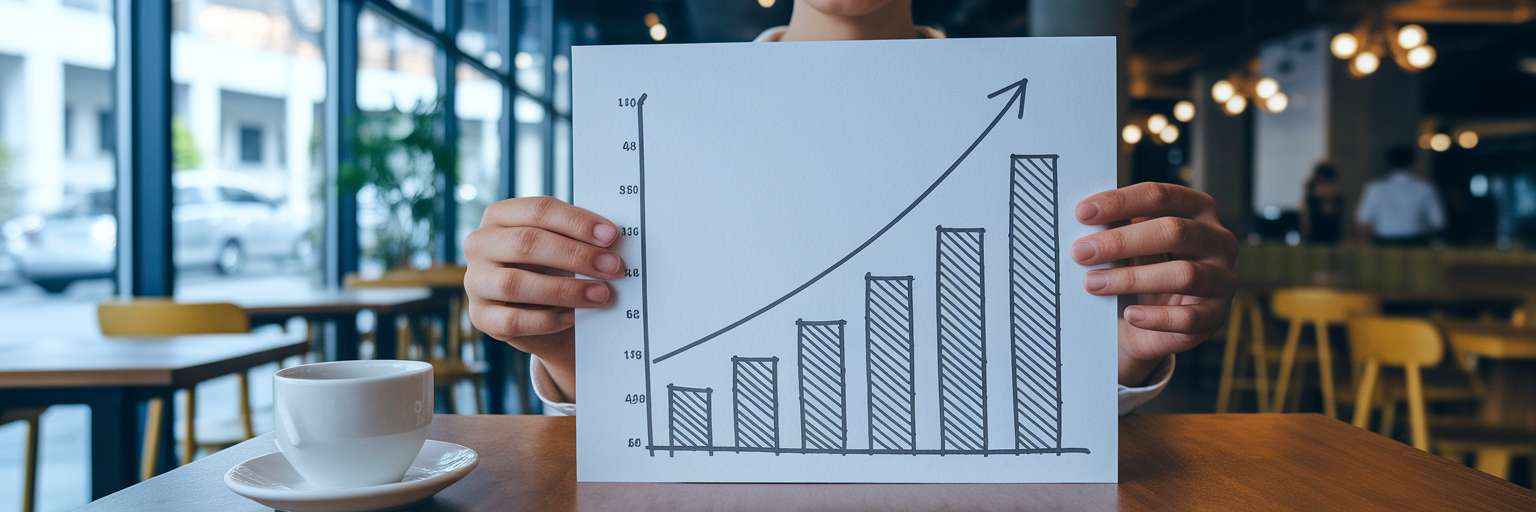 Hand-drawn growth chart blog analytics 🇸🇬 English (Singapore)