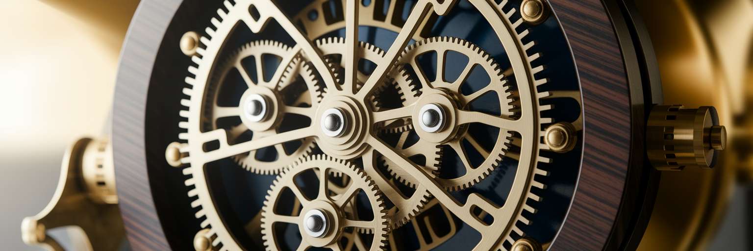 Intricate gears representing technical website health