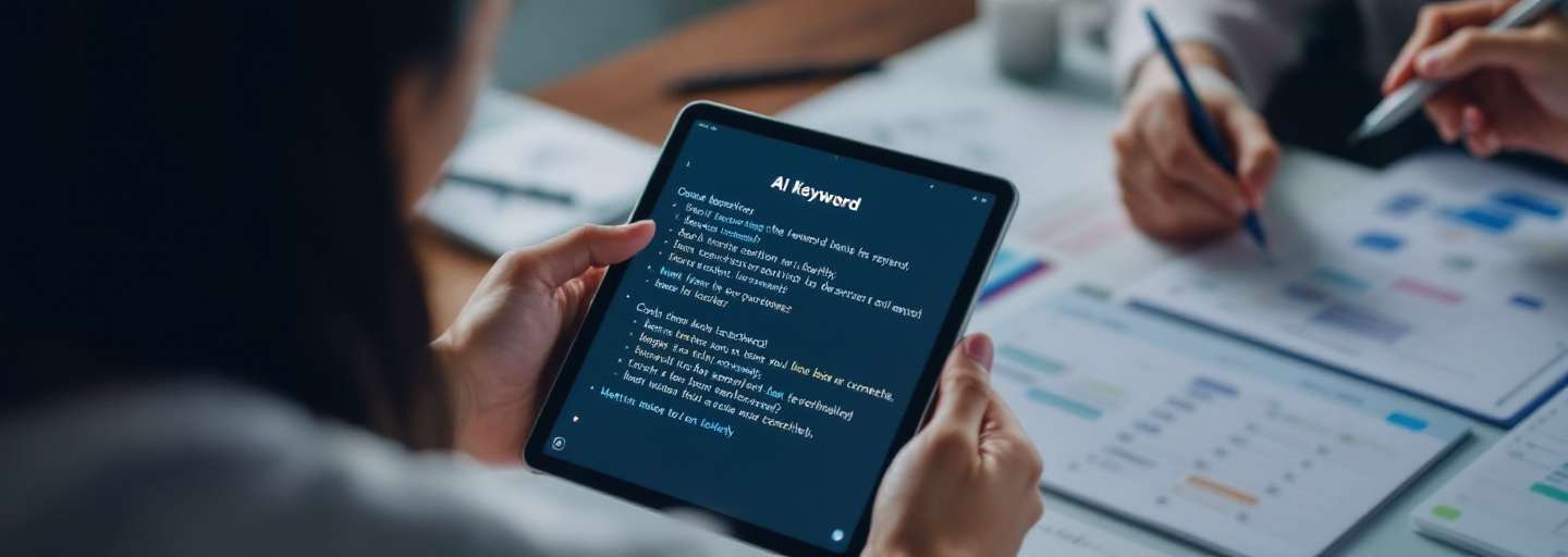 reviewing AI keyword suggestions