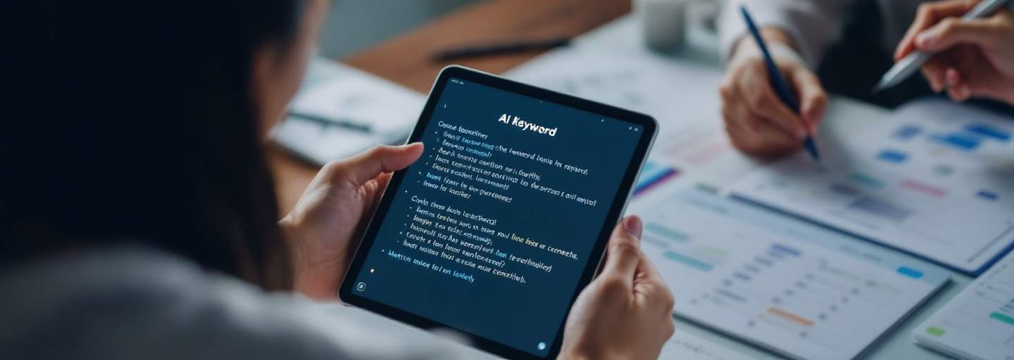 reviewing AI keyword suggestions