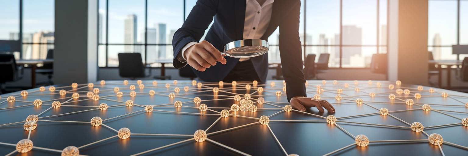 Strategist analyzing complex ranking data model