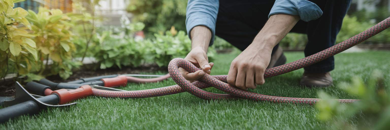 Untangling knotted hose fixing links 🇸🇬 English (Singapore)