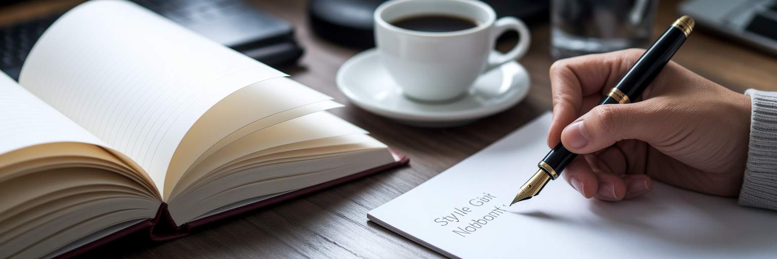 Writer's desk brand voice guidelines