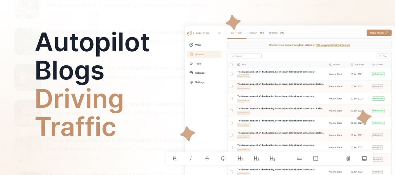 Alternatives to BlogBuster